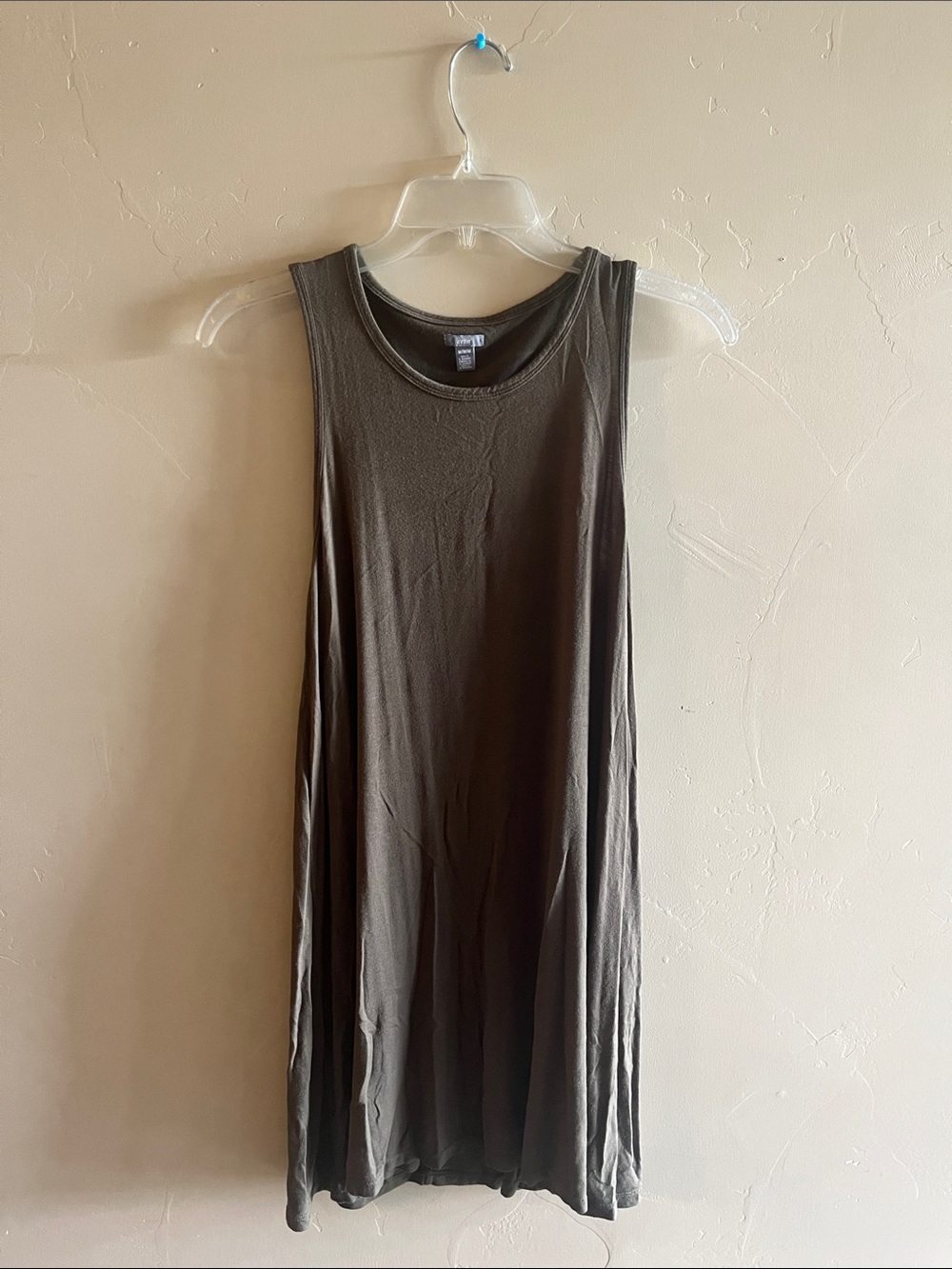aerie Olive Green Sleeveless Tank Dress
